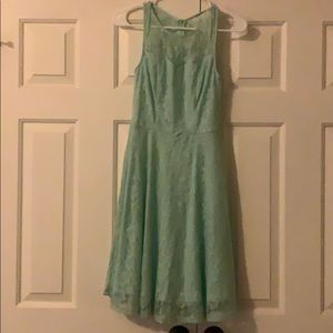 Teal homecoming dress